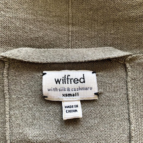 Aritzia Wilfred Flaubert Cardigan in Khaki Color - Picture 7 of 10